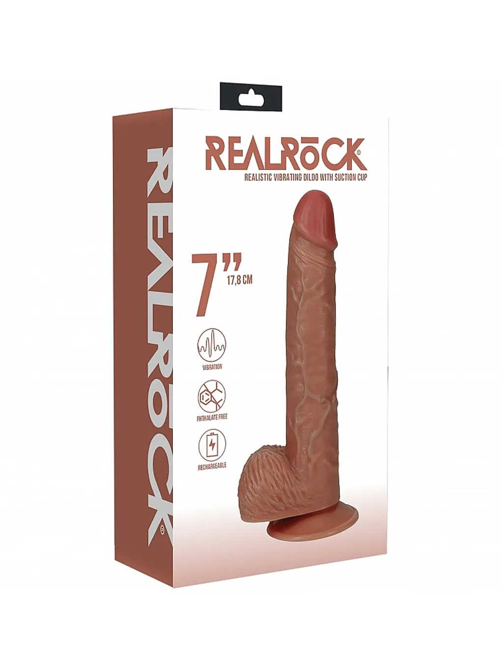 RealRock 7 Vibrating Cock with Balls