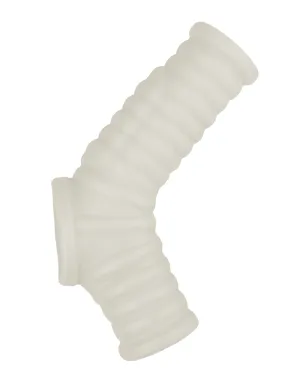 Ribbed Vibrating Power Sleeve