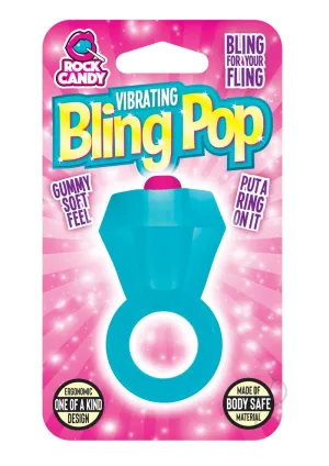 Rock Candy Bling Pop Ring Blue