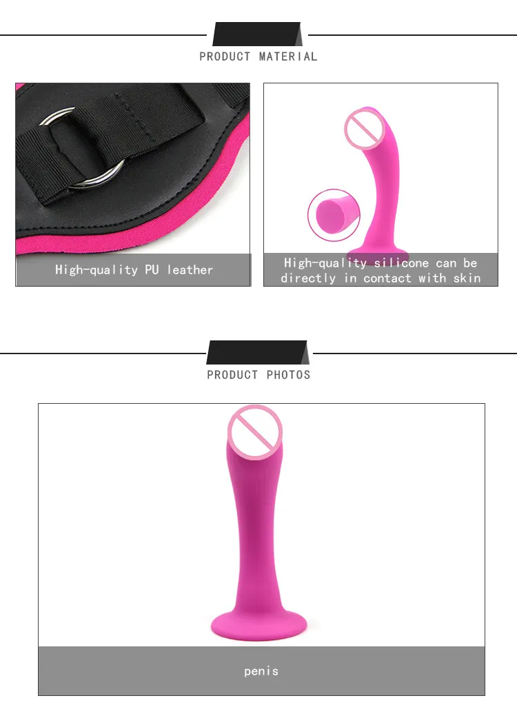 RoomFun Strap-on Dildo Wearable on Leg ZW-018