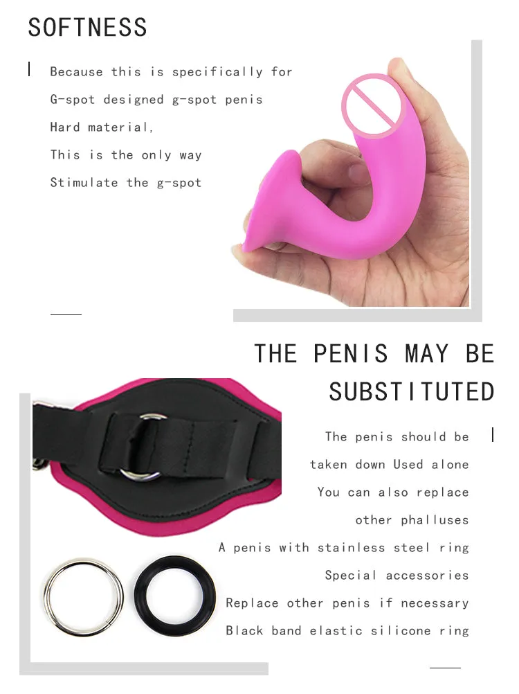 RoomFun Strap-on Dildo Wearable on Leg ZW-018