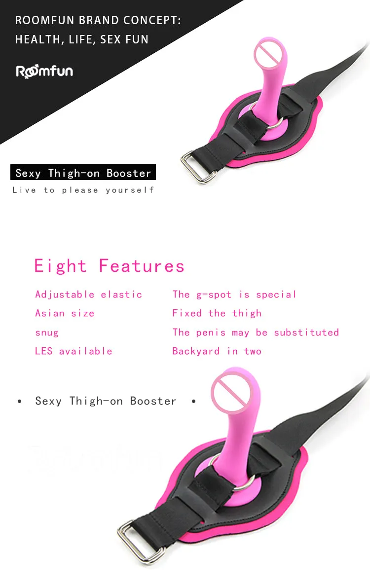 RoomFun Strap-on Dildo Wearable on Leg ZW-018