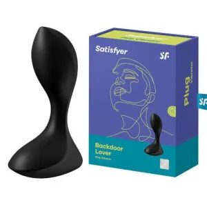 Satisfyer Backdoor Lover Black Vibe Butt Plug 11 cm