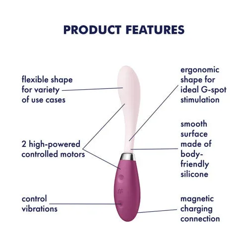 Satisfyer G-Spot Flex 3 vibrator red