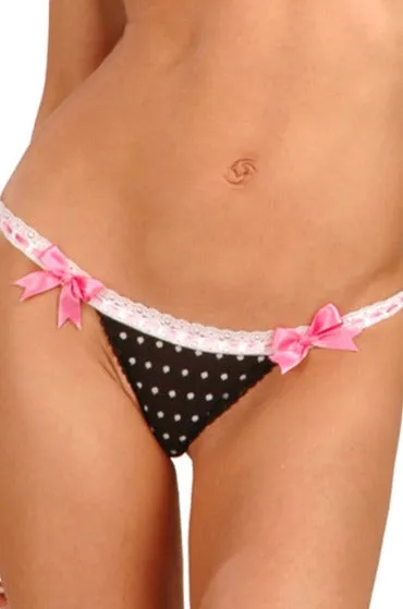 Scarlet Peek-A-Butt Thong