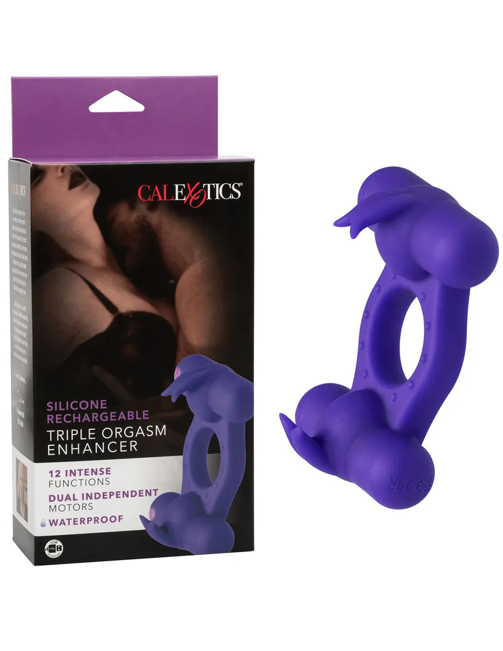 Silicone Rechargeable Triple Orgasm Enhancer