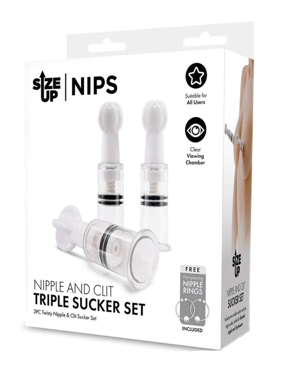 Size Up Nipple & Clit Sucker Set