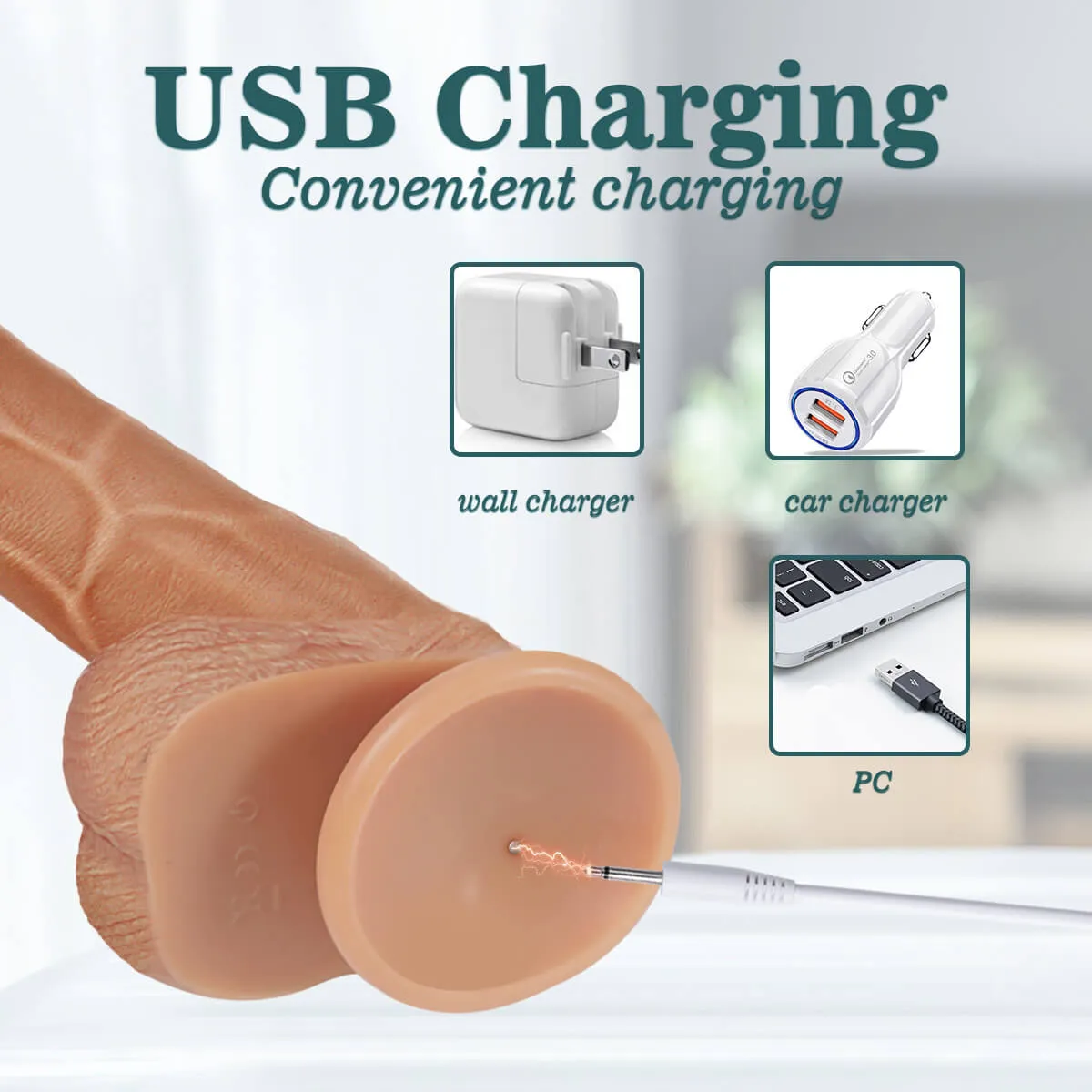 Smart Thrusting and Vibrating with Suction Base(Only 15pcs)