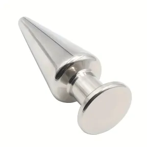 Solid Stainless Steel Unisex Butt Plug Metal Anus Suppository BDSM Fetish