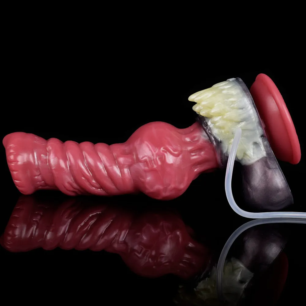 Squirting Horsedildo Butt Plug - Silicone Monster Dildo Vaginal Prostate Massger