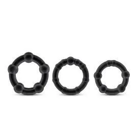 Stay Hard Beaded Cock Ring 3 Package