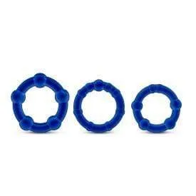 Stay Hard Beaded Cock Ring 3 Package