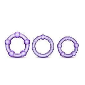 Stay Hard Beaded Cock Ring 3 Package