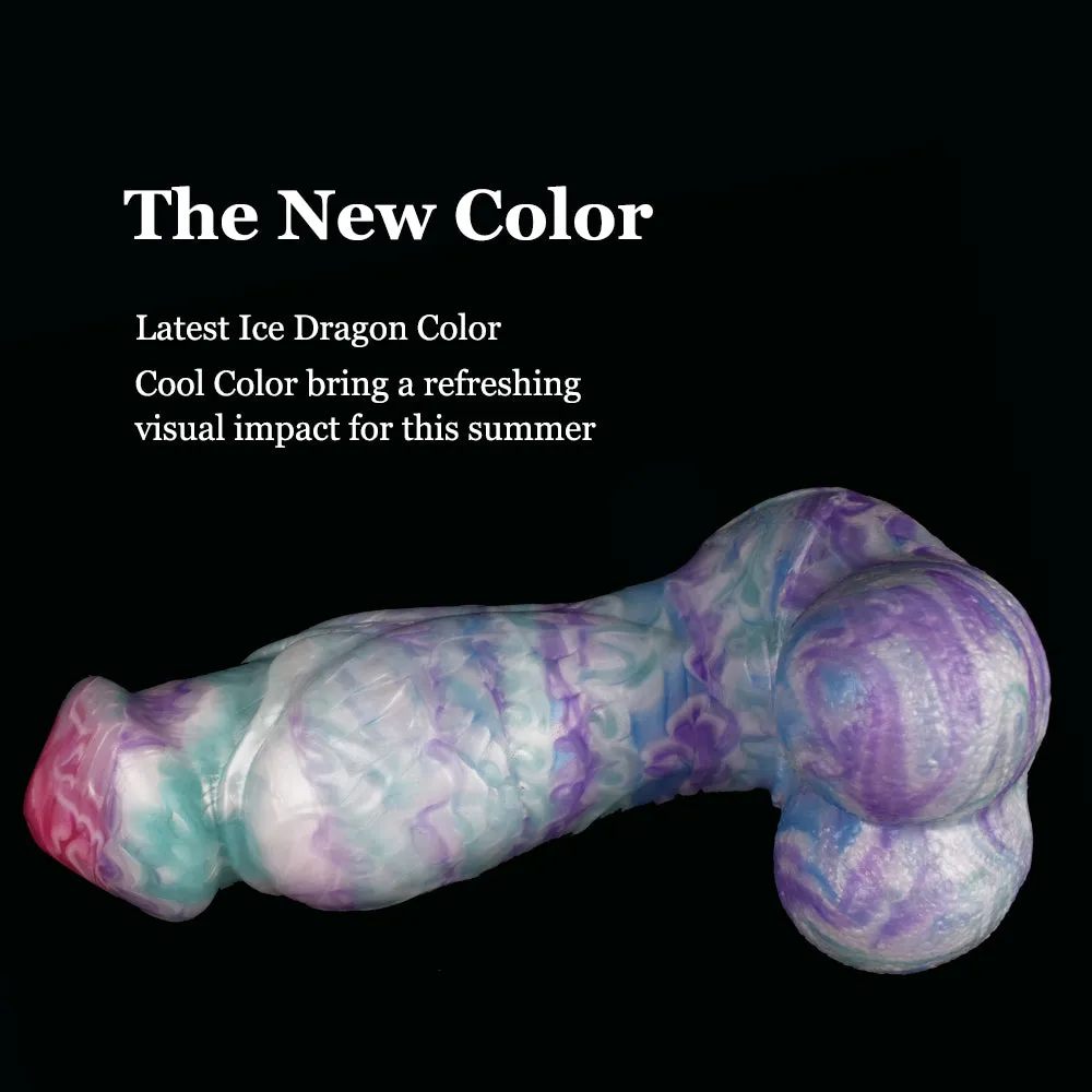 Super Thick Huge Wolf Dildo Big Testis Straignt Penis With Suction Cup