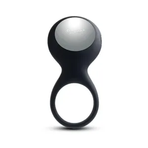 Svakom Silicone Black Rechargeable Mini Vibrating Cock Ring