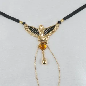 Sylvie Monthule The Kiss of Isis G-String - Gold