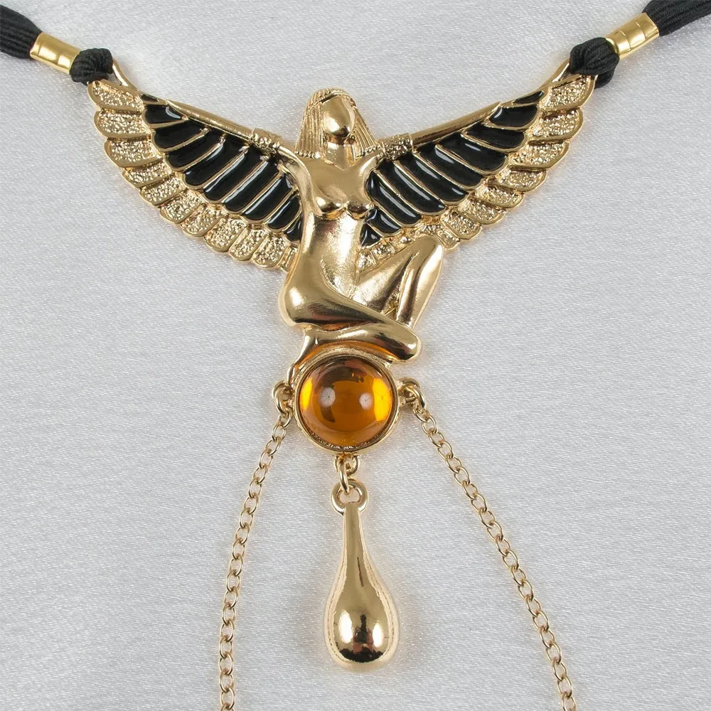 Sylvie Monthule The Kiss of Isis G-String - Gold