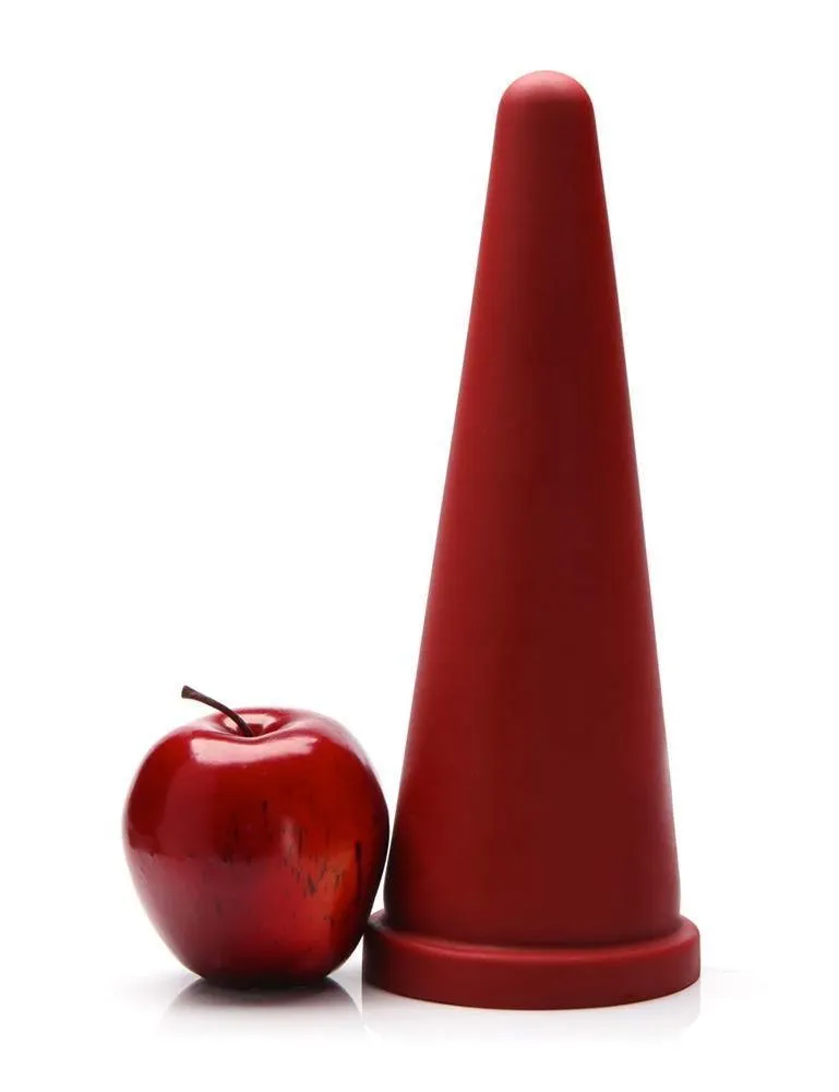 Tantus Cone XL Silicone Anal Trainer. Red