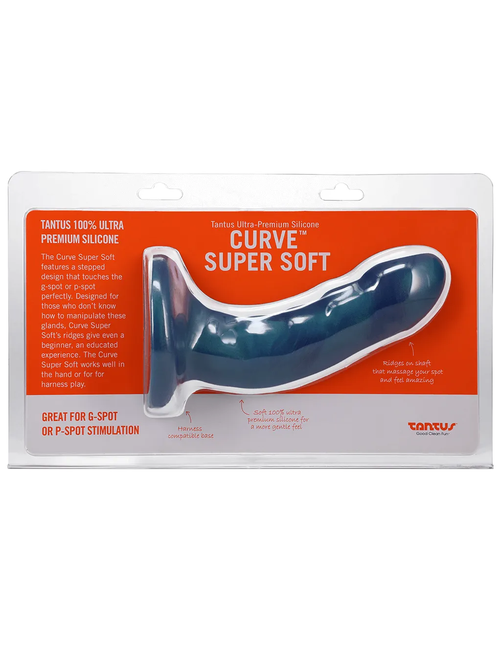 Tantus Curve Curved Silicone Dildo