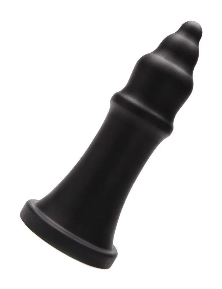 Tantus The Queen XL Silicone Dildo. Black