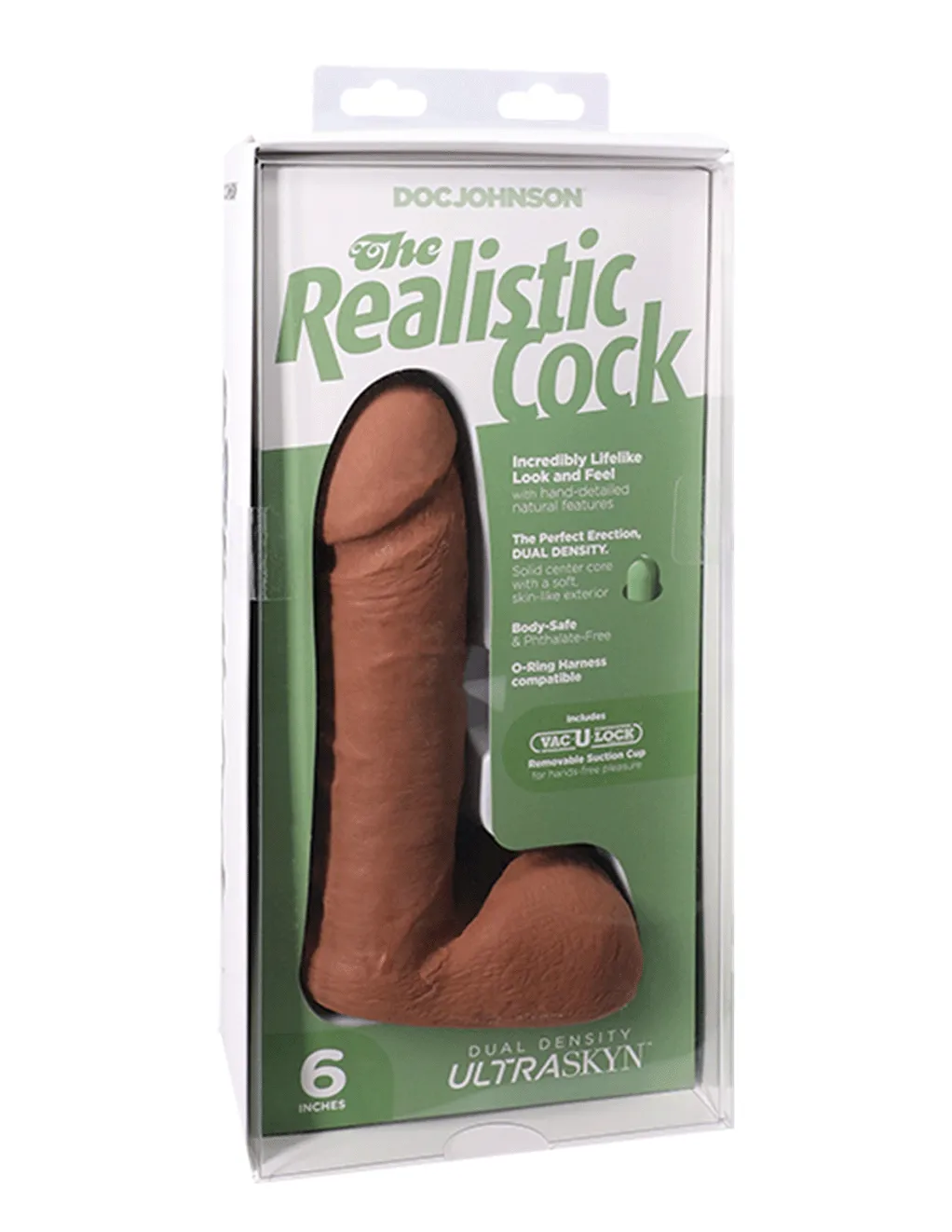 The Realistic Cock 6 in with Balls
