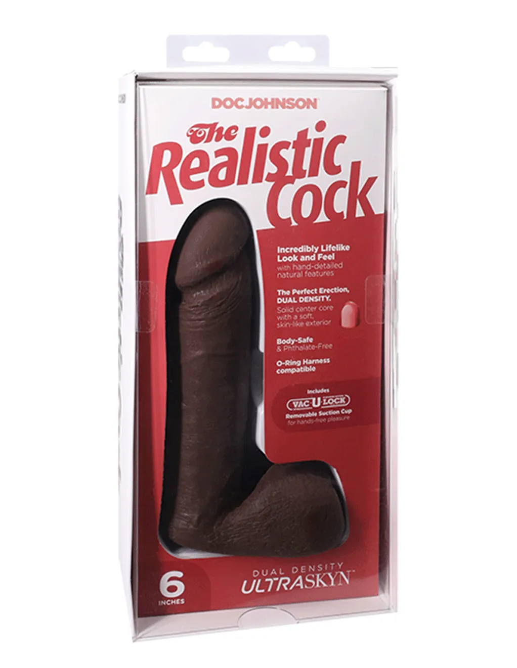 The Realistic Cock 6 in with Balls