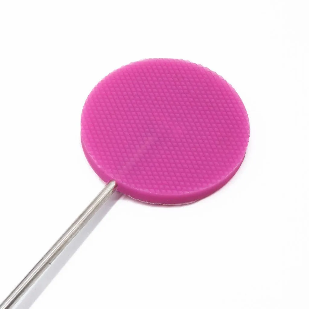 The Silicone Lolly Crop. Steel Handle
