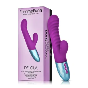 This Dual Density Vibrator Has A More Realistic Feel - FemmeFunn Delola