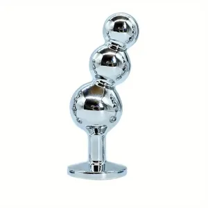 Three Connected Anal Beads For Anal Stimulation Anal Plug With Beads