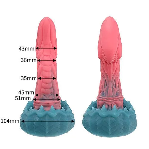Tomax - Mimic Dragon Predator Regular Silicone Dildo 8 (Pink)