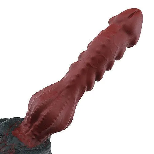 Tomax - Roaring Dragon Regular Silicone Dildo 9.6 (Wild Red)