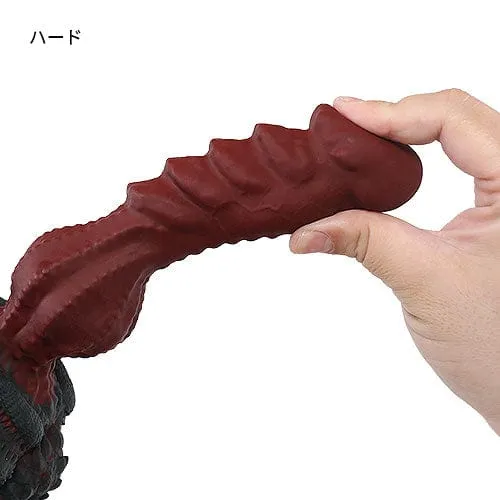 Tomax - Roaring Dragon Regular Silicone Dildo 9.6 (Wild Red)