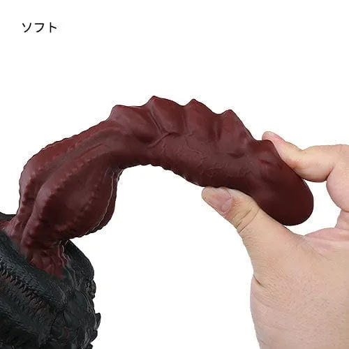 Tomax - Roaring Dragon Regular Silicone Dildo 9.6 (Wild Red)