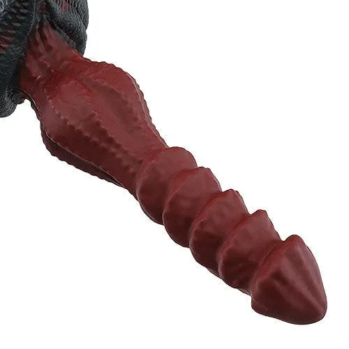 Tomax - Roaring Dragon Regular Silicone Dildo 9.6 (Wild Red)