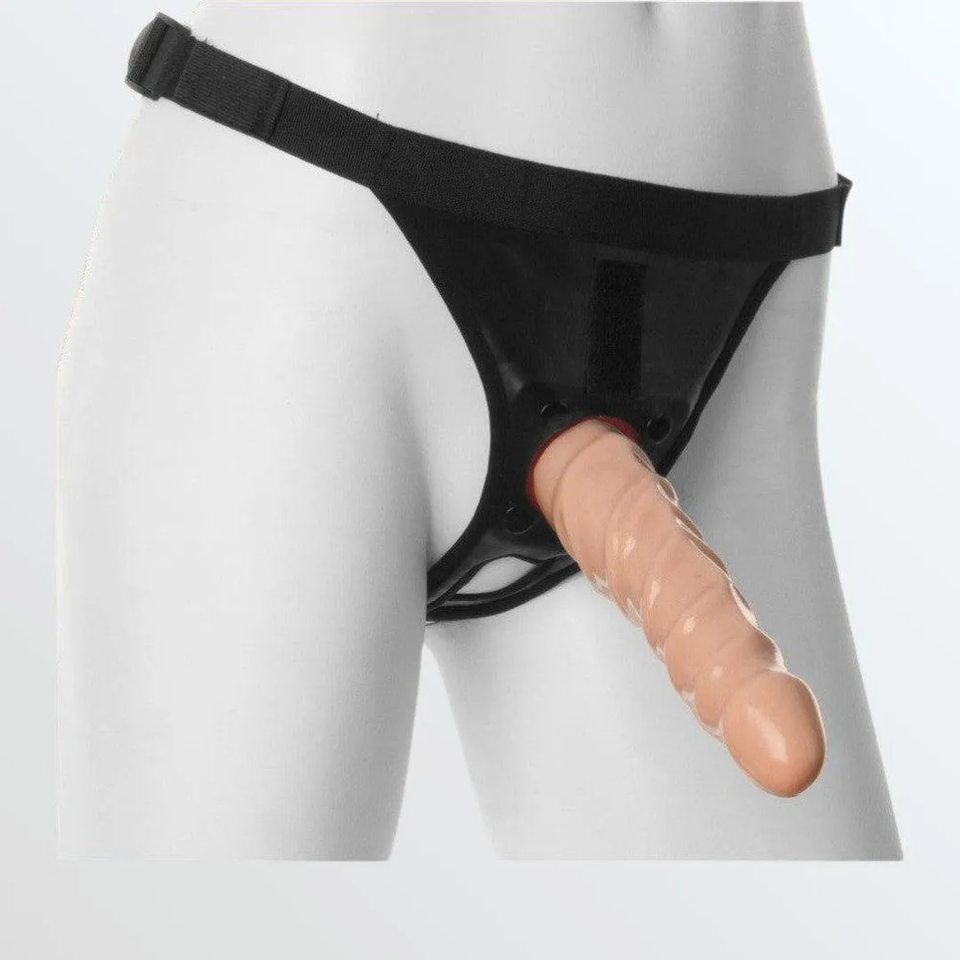 Vac-U-Lock Raging Hard-On 6 White Dong