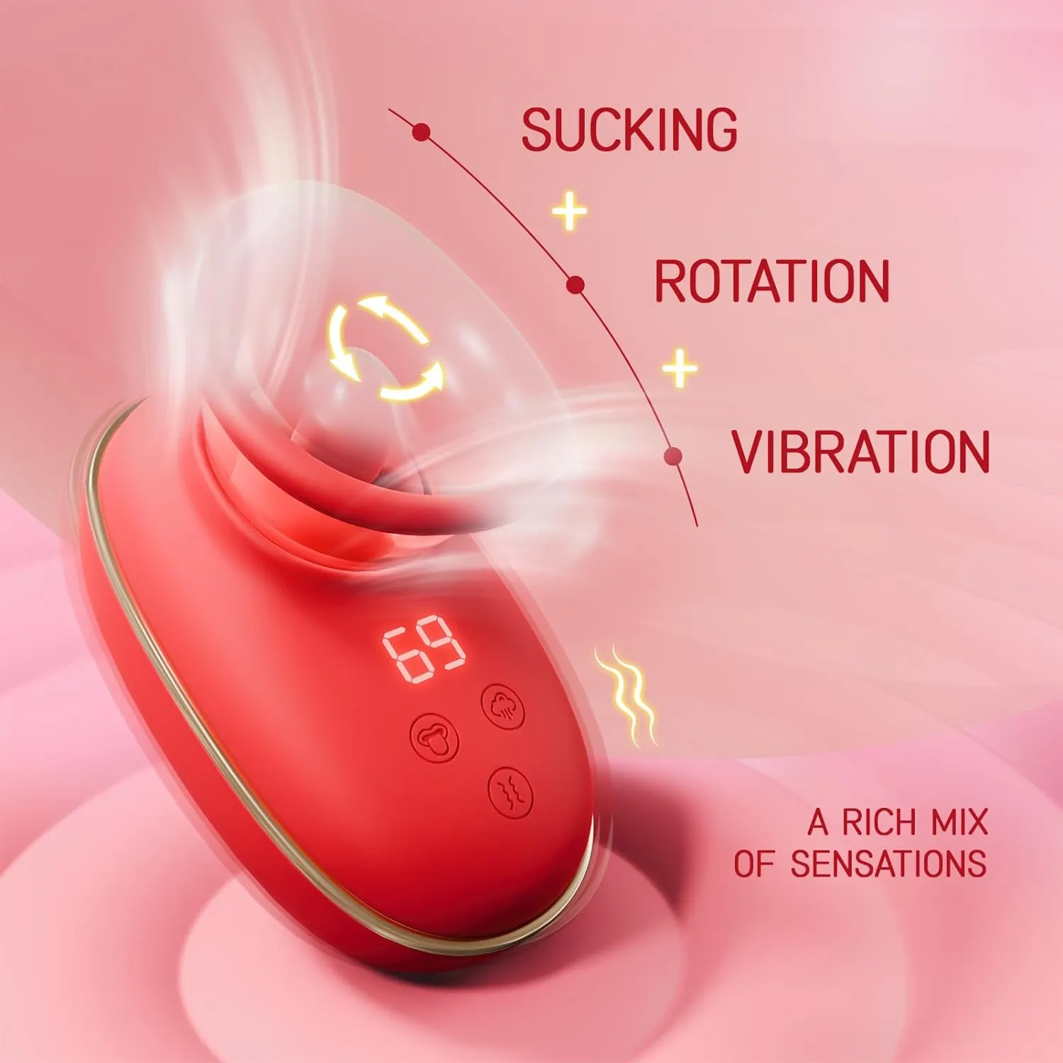 Valentina - Clitoral Sucking Vibrator with Licking Stimulator