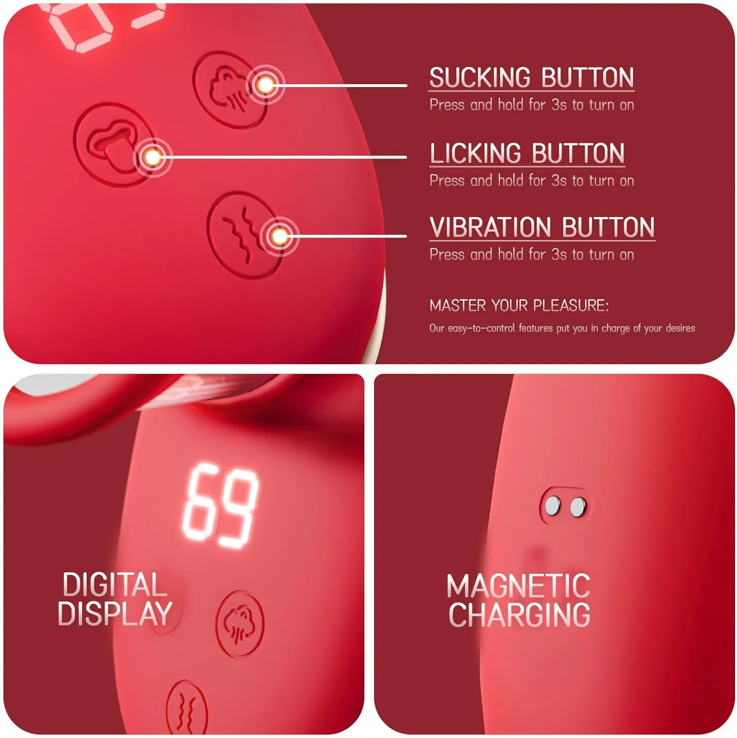 Valentina - Clitoral Sucking Vibrator with Licking Stimulator