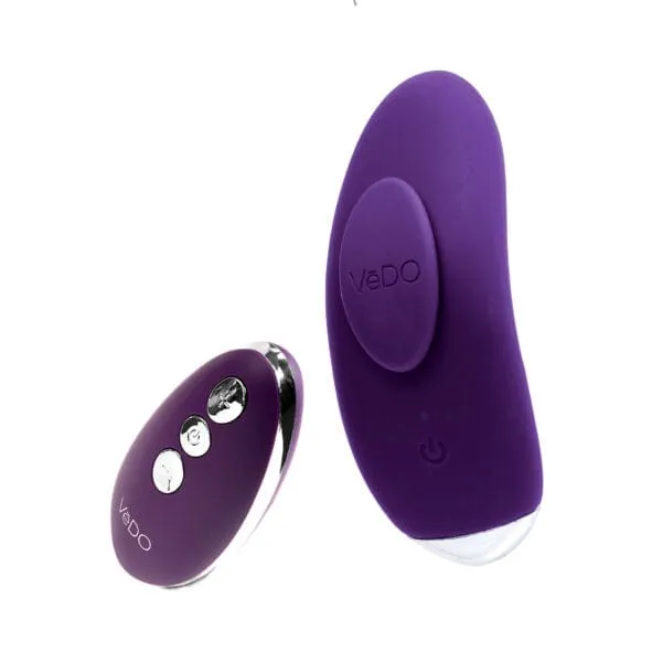 VeDO - Niki Remote Rechargeable Panty Vibe (Deep Purple)