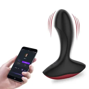 Vibrating Prostate Massager Smart Anal Plug Bluetooth Vibrator Plugs
