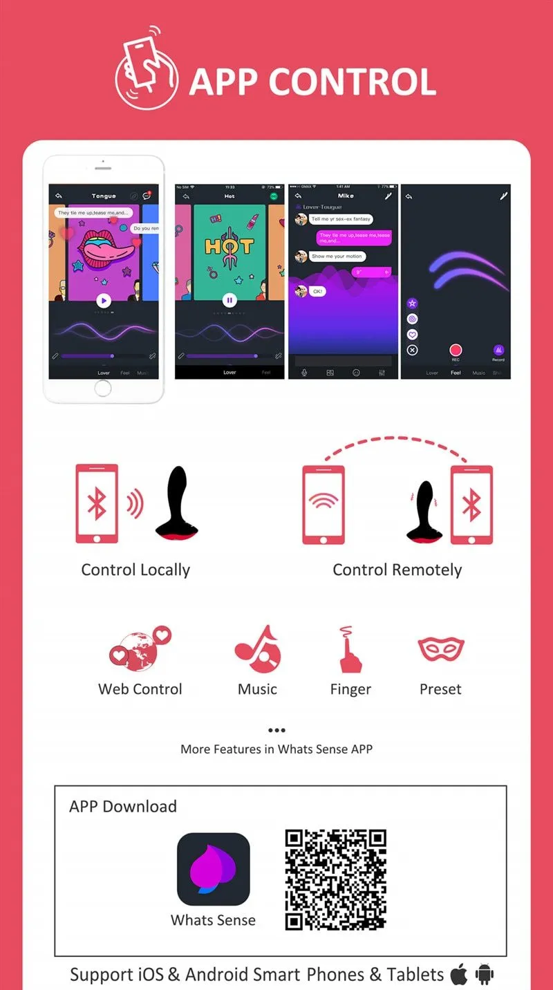 Vibrating Prostate Massager Smart Anal Plug Bluetooth Vibrator Plugs