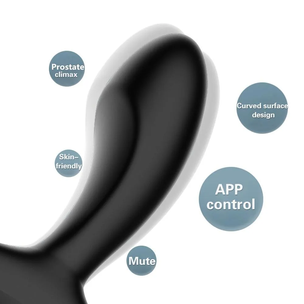 Vibrating Prostate Massager Smart Anal Plug Bluetooth Vibrator Plugs