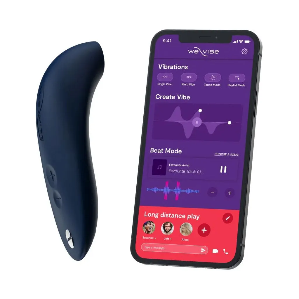 We-Vibe Melt Pleasure Air Clitoral Vibrator. Midnight Blue
