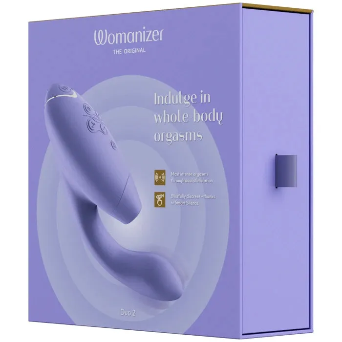 Womanizer Duo 2 Διεγέρτης Κλειτορίδας και Σημείου G Μωβ
