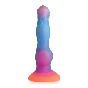XR - Creature Cocks Glow in the Dark Space Cock Silicone Alien Dildo 8.5 (Multi Colour)