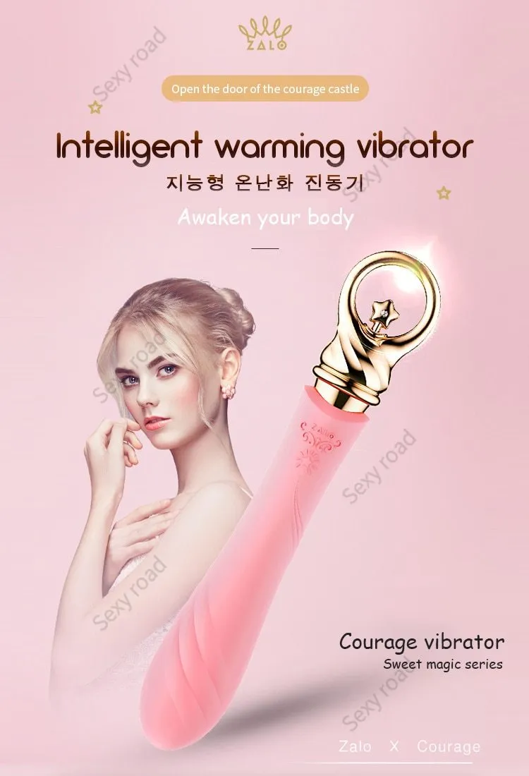 ZALO Desire Heating Silicone Vibrator Masturbate Bullet Couple G-spot Mobile APP Control Magic Wand