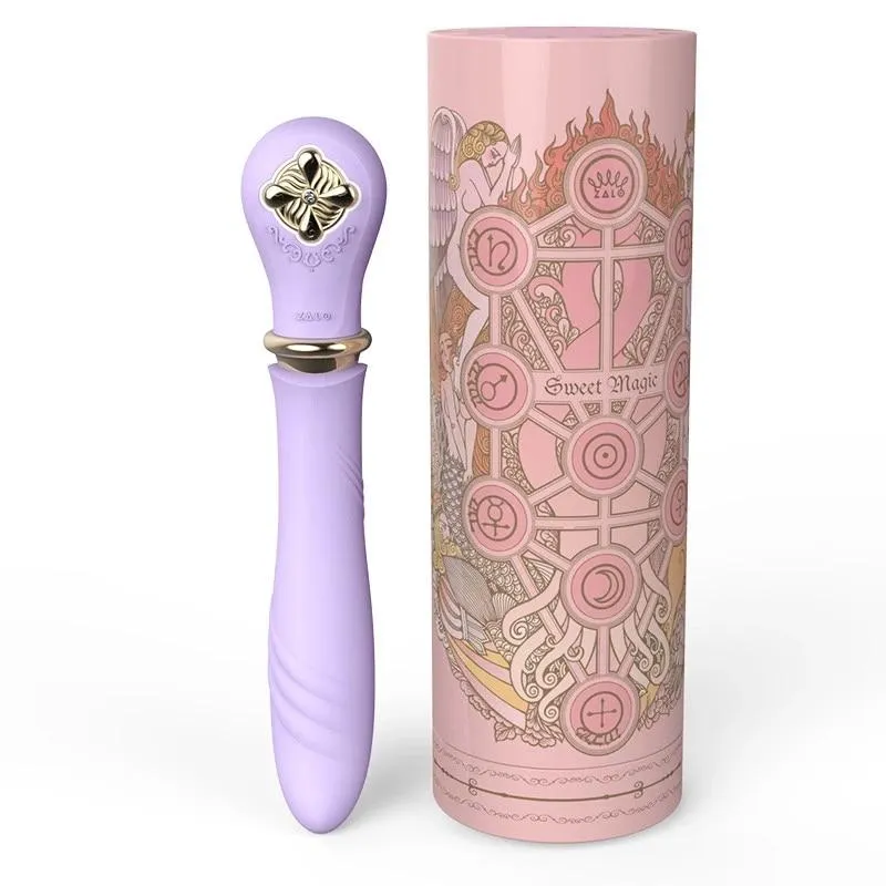 ZALO Desire Heating Silicone Vibrator Masturbate Bullet Couple G-spot Mobile APP Control Magic Wand