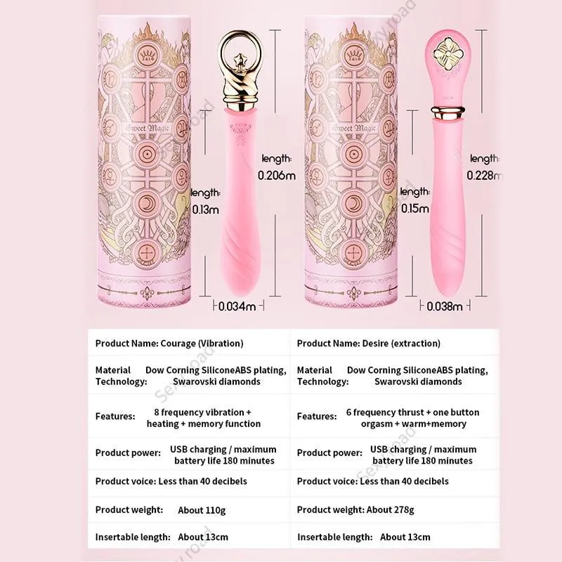 ZALO Desire Heating Silicone Vibrator Masturbate Bullet Couple G-spot Mobile APP Control Magic Wand