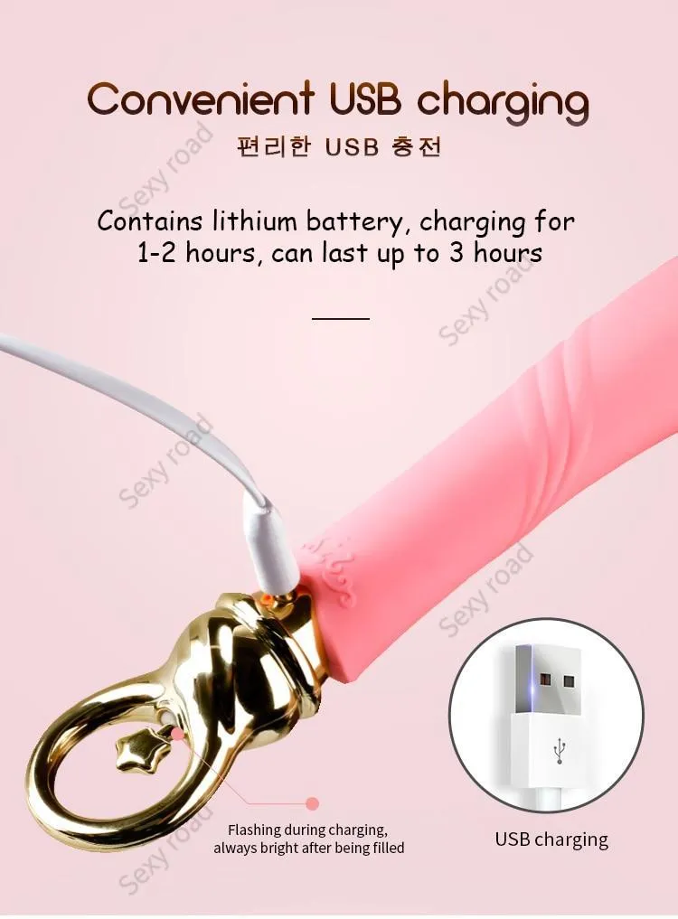 ZALO Desire Heating Silicone Vibrator Masturbate Bullet Couple G-spot Mobile APP Control Magic Wand