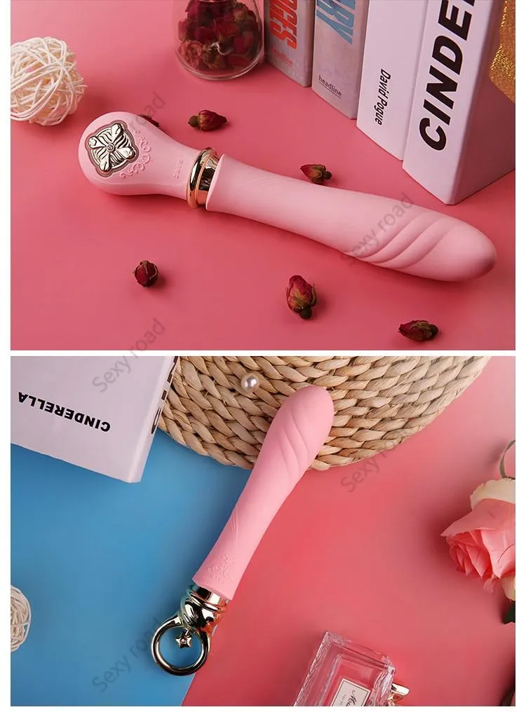 ZALO Desire Heating Silicone Vibrator Masturbate Bullet Couple G-spot Mobile APP Control Magic Wand